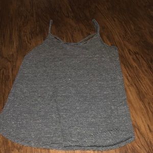 Cross Cross Back Striped Tank